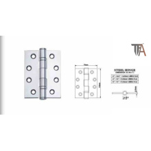 Hardware dobradiça de aço prata (TF 3049)